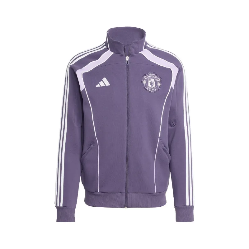 Adidas Manchester United mikina / bunda fialová pánska