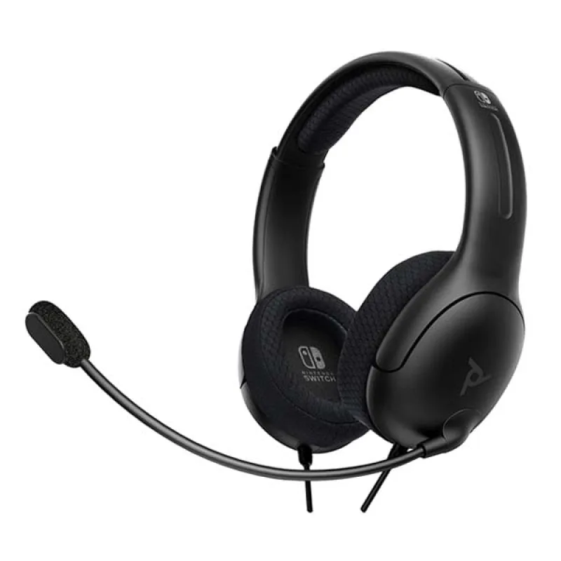 PDP LVL40 Wired Headset for Nintendo Switch, Black, použitý, záruka 12…
