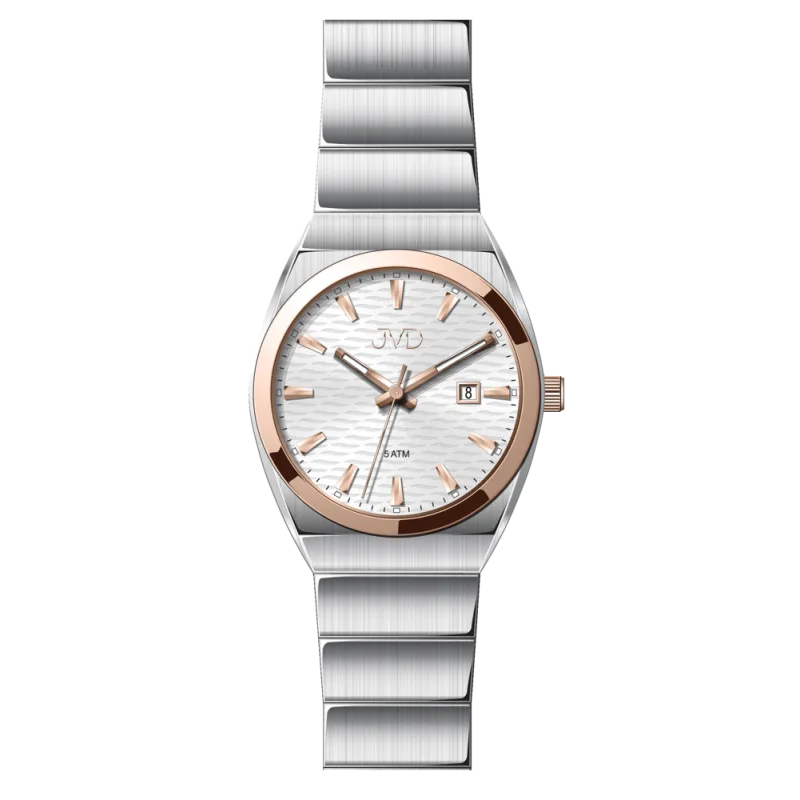 JVD Dámské ocelové rose gold náramkové hodinky JVD J4202.1