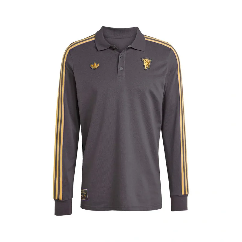 Adidas Manchester United polokošeľa s dlhými rukávmi pánska