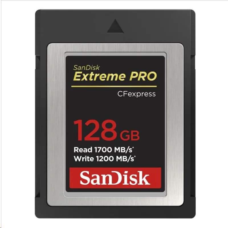 Karta SanDisk Extreme Pro CFexpress 128 GB, typ B, 1700 MB/ s čítanie, …