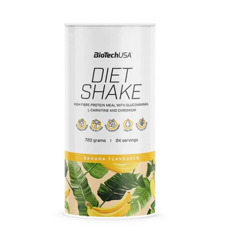 Diet Shake 720 g - BioTech USA Príchuť: Jahoda