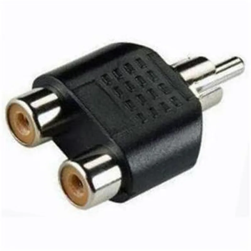 PremiumCord Adaptér 1x Cinch male - 2x Cinch female kjr-05