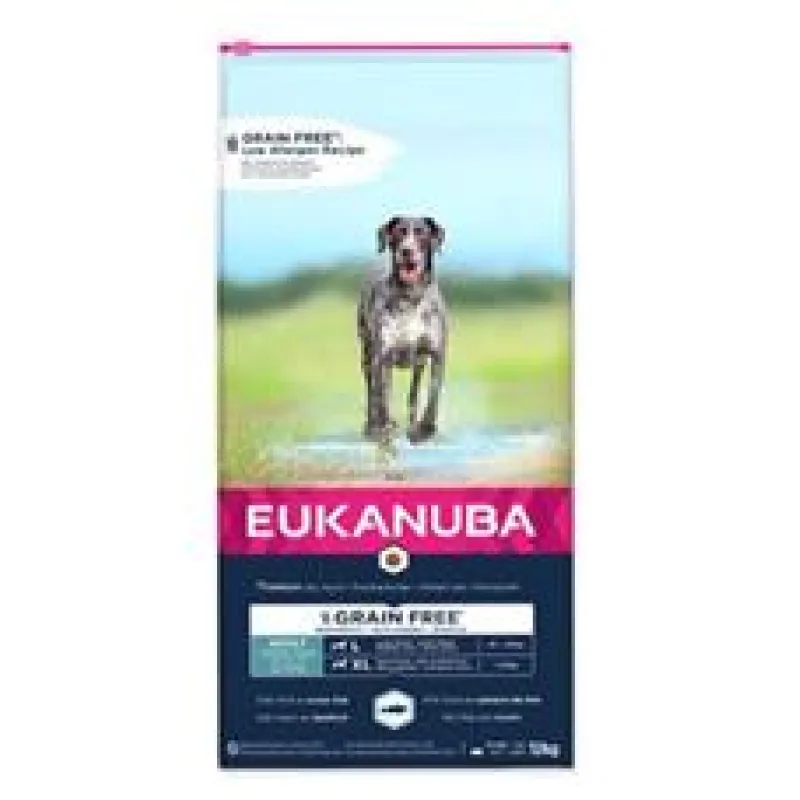 Eukanuba Dog Adult Large & Giant Grain Free Ocean fish 12kg