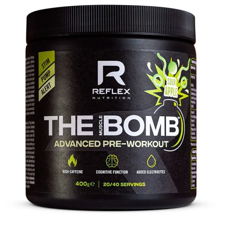 Reflex Nutrition The Muscle BOMB 400 g - Reflex Príchuť: Kyslé jablko