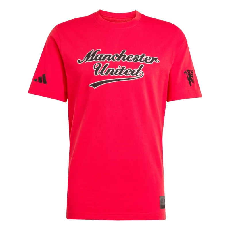 Adidas Manchester United tričko červené pánske