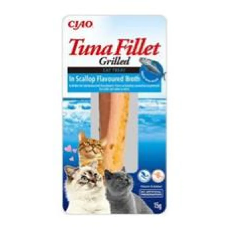 Churu Cat Tuna Fillet in Scallop Flavoured Broth 15g