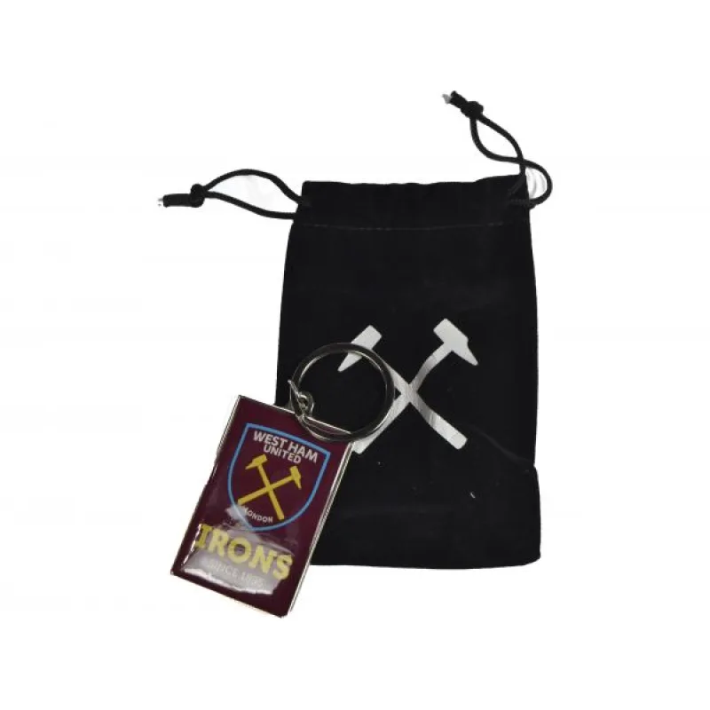West Ham United FC prívesok na kľúče v darčekovom vrecku - SKLADOM