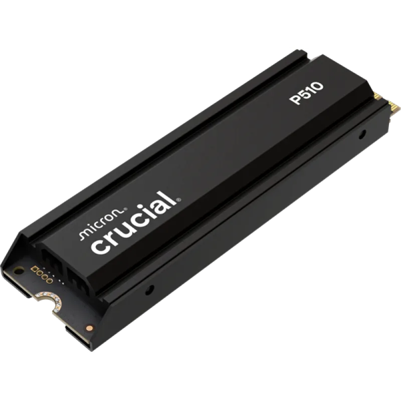 Crucial P510/ 2TB/ SSD/ M.2 NVMe/ Čierna/ Heatsink/ 5R CT2000P510SSD5