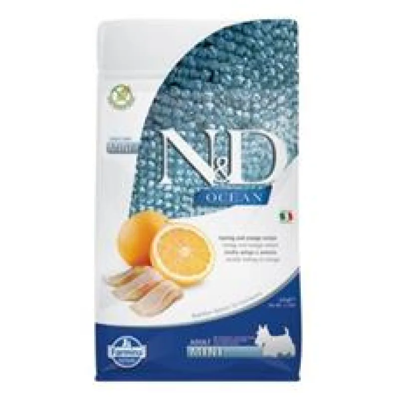 N&D OCEAN DOG Adult Mini Herring & Orange 7 kg