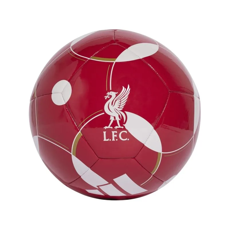 Adidas Liverpool FC futbalová lopta červená
