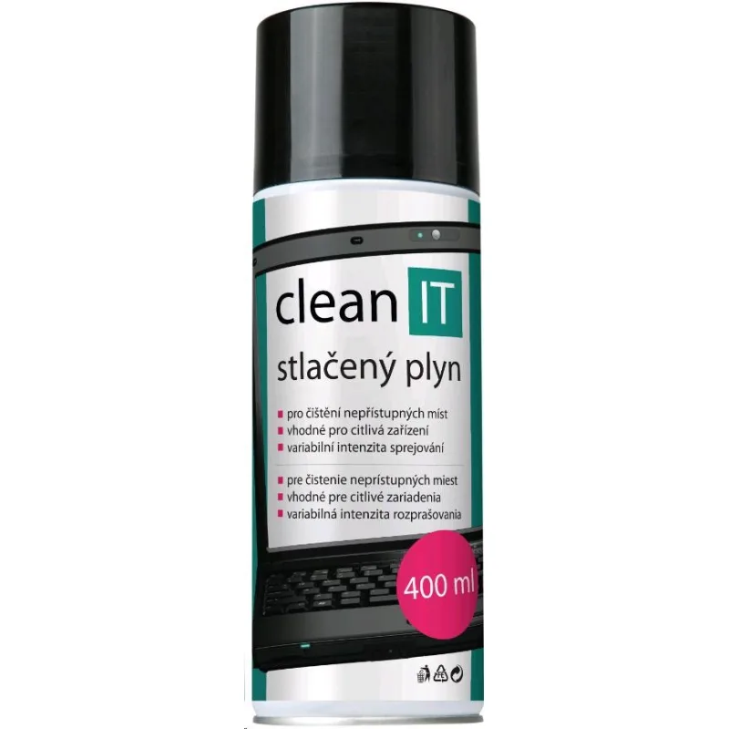 CLEAN IT Stlačený vzduch 400 ml (náhrada za CL-1) CL-102