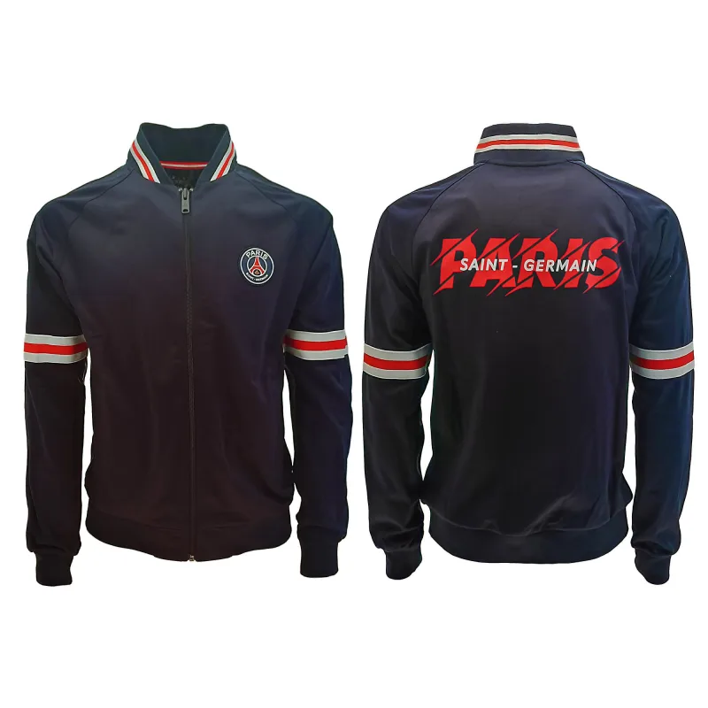 Paris Saint-Germain FC - PSG mikina / bunda tmavomodrá pánska
