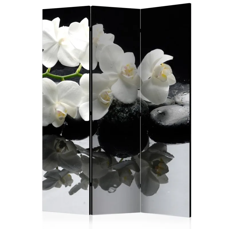 Artgeist Paraván - Spa, Stones and Orchid [Room Dividers]