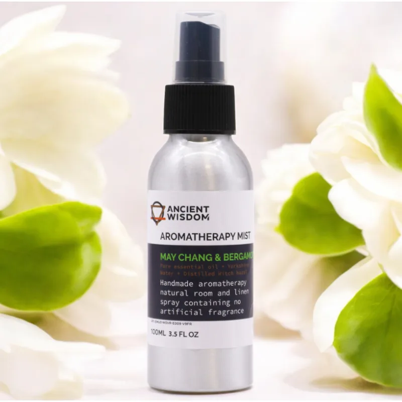 100ml Rozprašovač s Esenciálnymi Olejmi - Litsea Cubeba & Bergamot