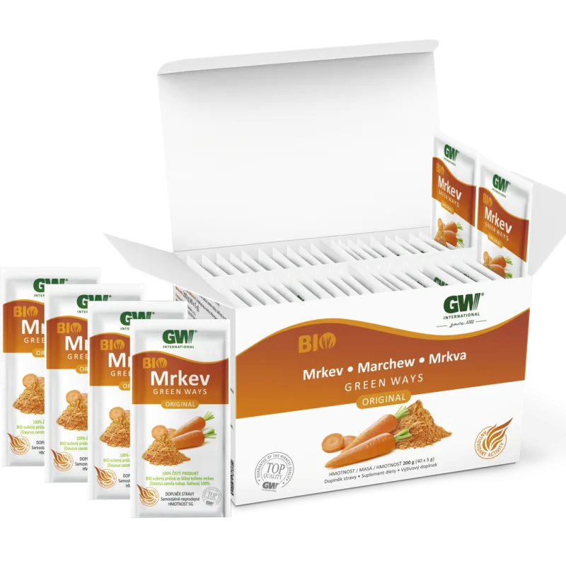 BIO sušený prášok zo šťavy koreňa MRKVY (200g)