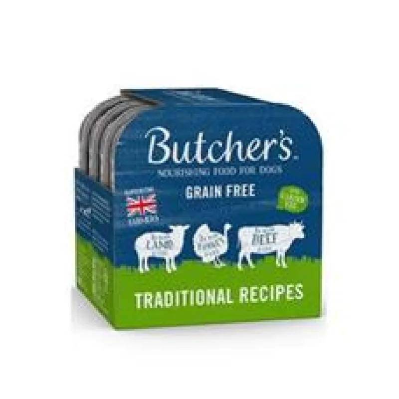 Butcher’s Dog Original hovězí/krůt/jehn vanička 4x150g