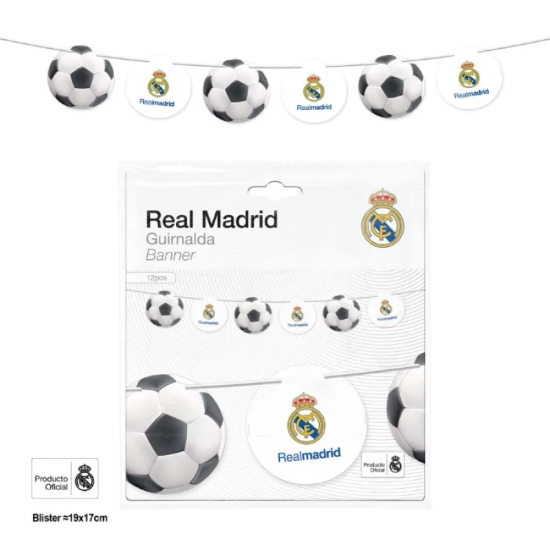 Real Madrid párty dekorácia