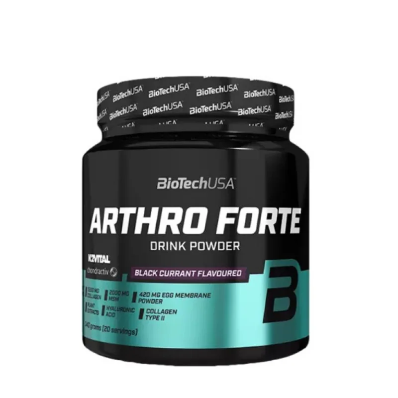 Arthro Forte nápoj v prášku 340 g - BioTech USA Príchuť: Čierna ríbezľa