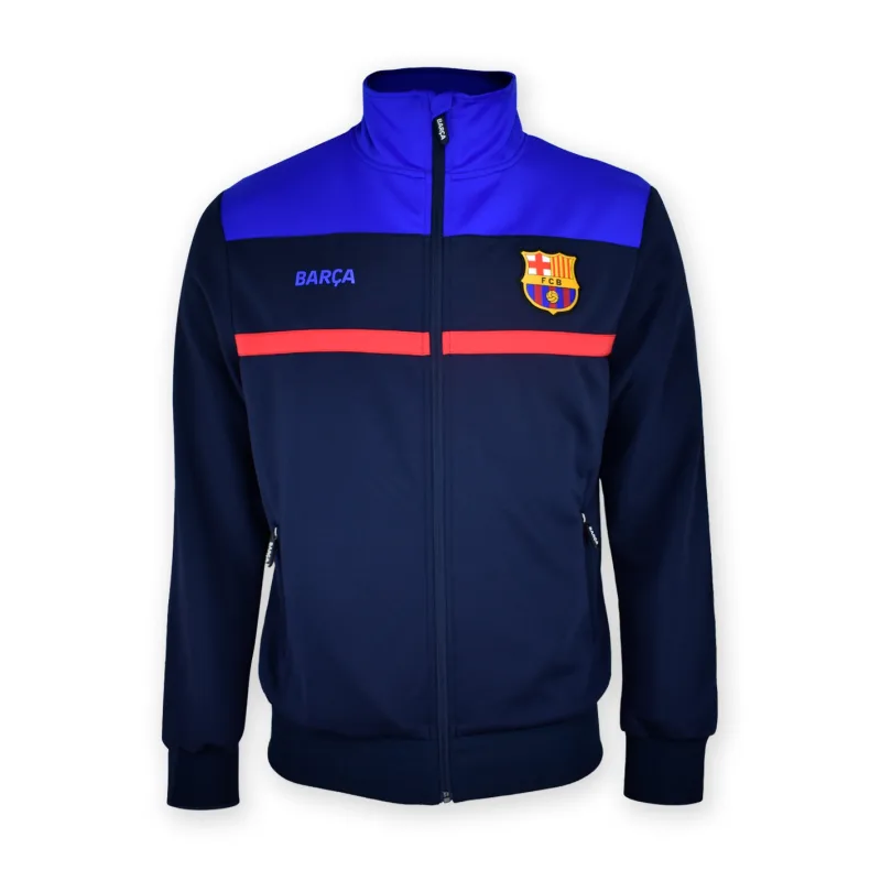 FC Barcelona mikina / bunda modrá pánska