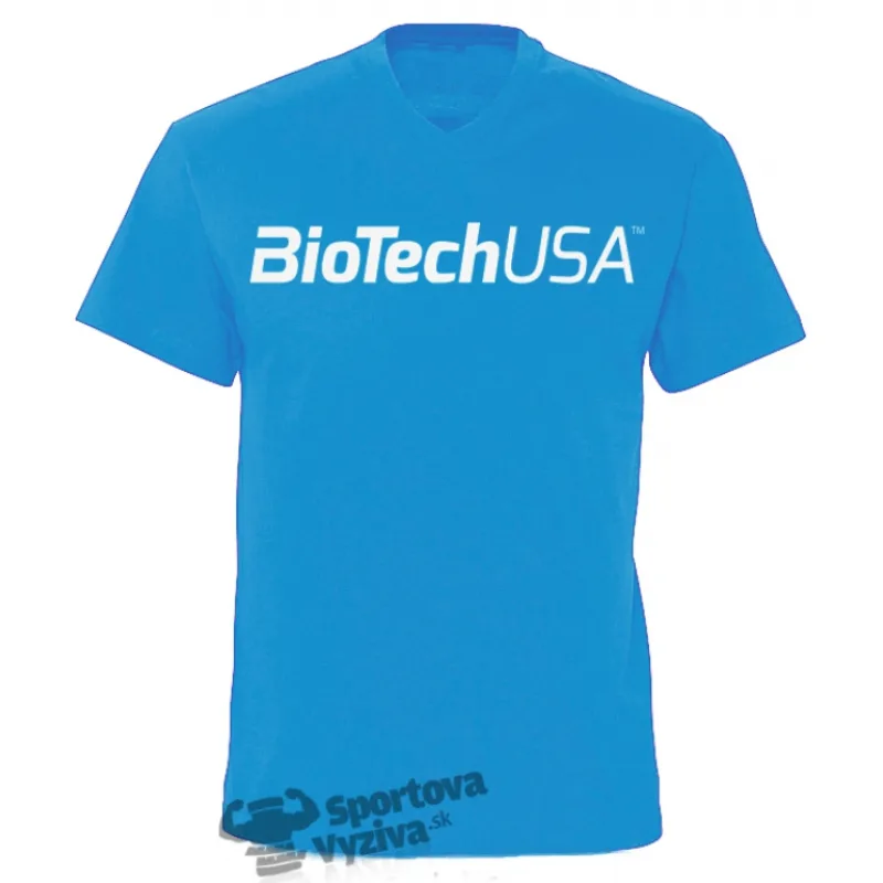 Pánske tričko - modré - BioTech USA Velkosť: M