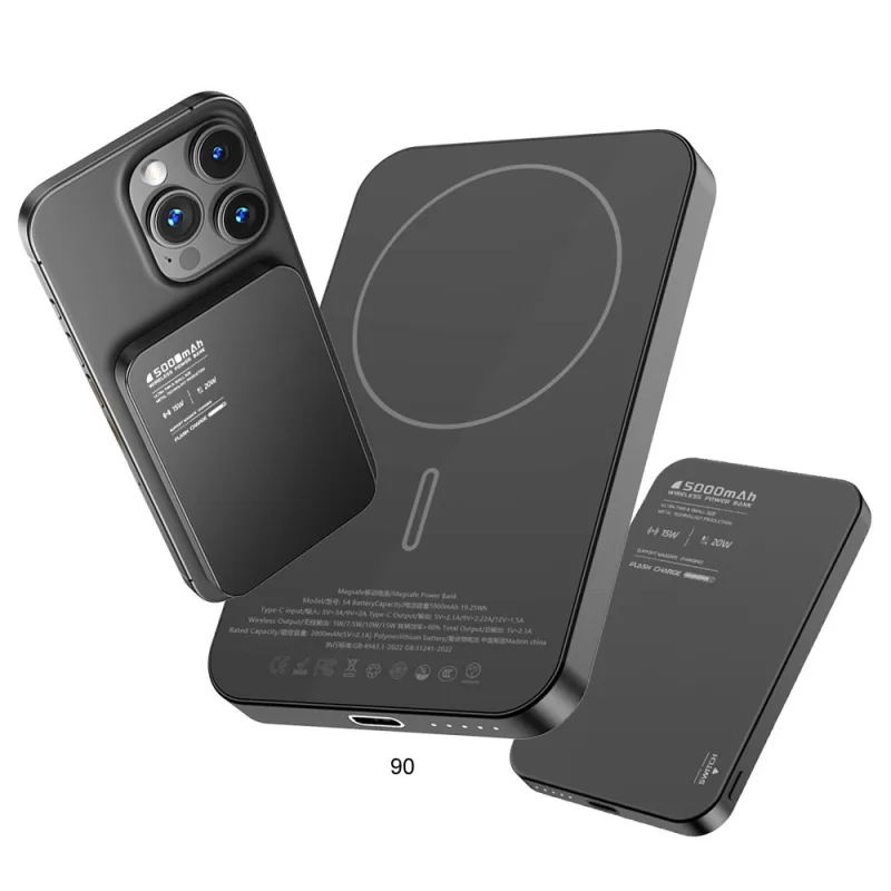 Magnetická powerbanka Gaston - 5 000 mAh B09.4555.90