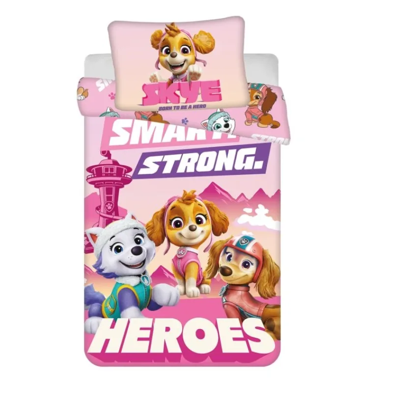 Obliečky do postieľky Paw Patrol 558 baby 100x135, 40x60 cm