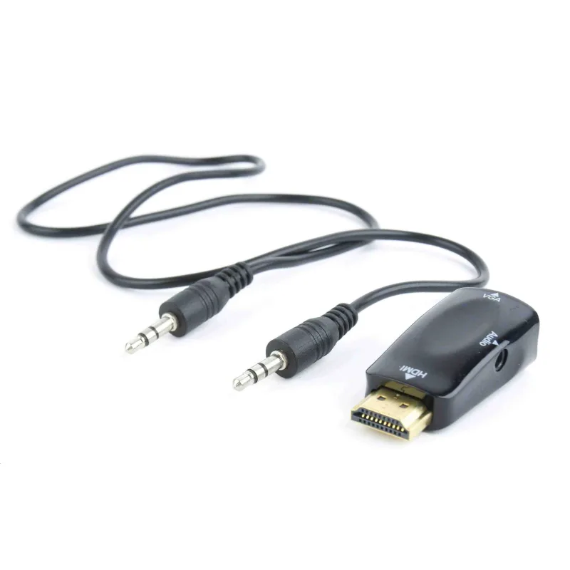 C-Tech HDMI na VGA + audio adaptér, M/ F CB-AD-HDMI-VGA