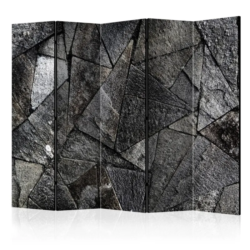 Artgeist Paraván - Pavement Tiles (Grey) [Room Dividers]