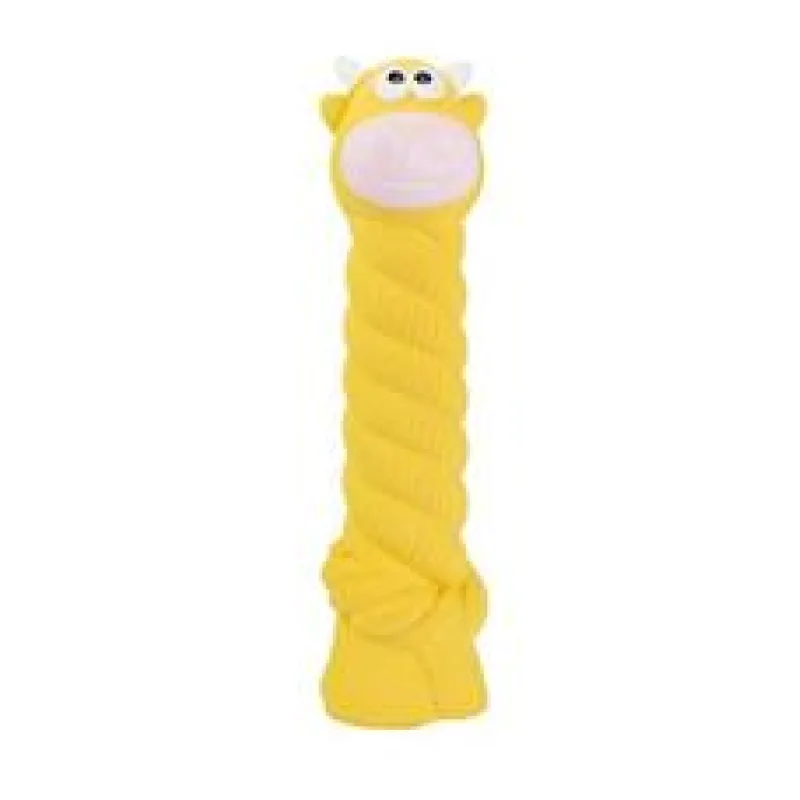 Kravička s latexovým lanem a chroupacím zvukem , latex, HipHop 15 cm
