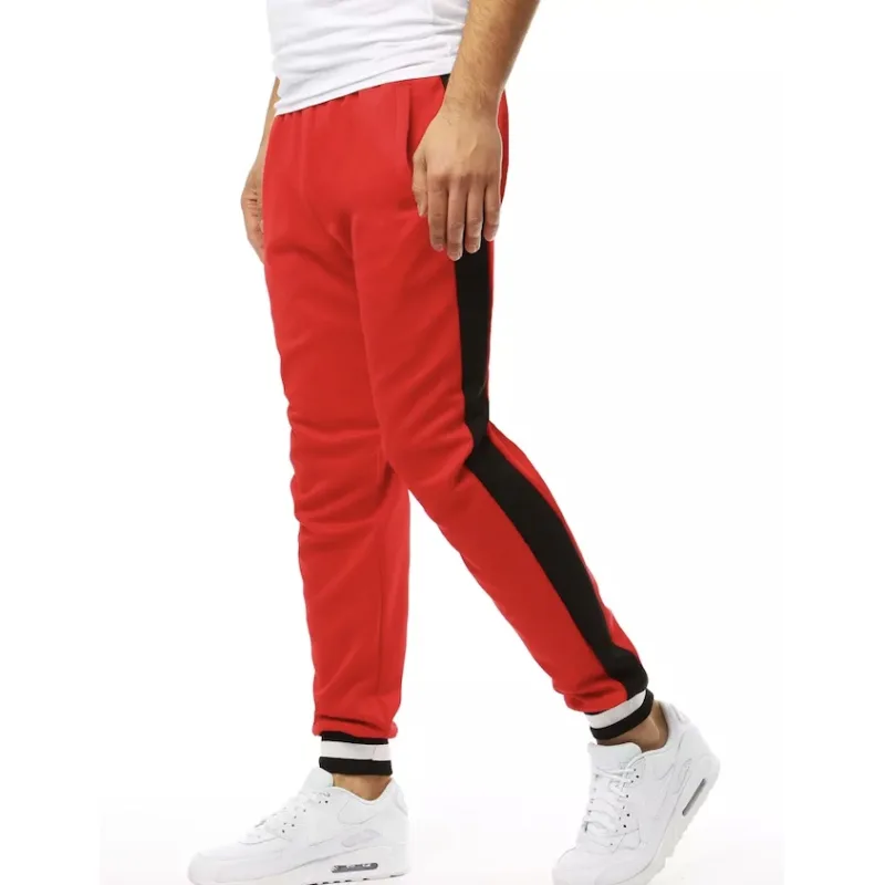 Pánske tepláky červené Dstreet UX3359 L