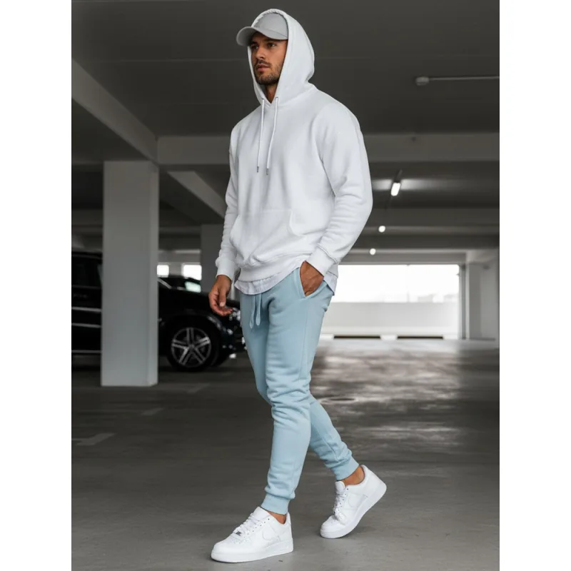 Pánske tepláky modré Dstreet UX3450 M