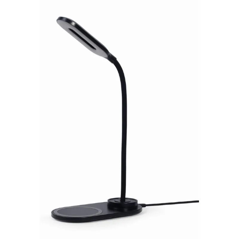 GEMBIRD Bezdrátová QI nabíječka, 10W, s LED lampičkou, černá TA-WPC10…