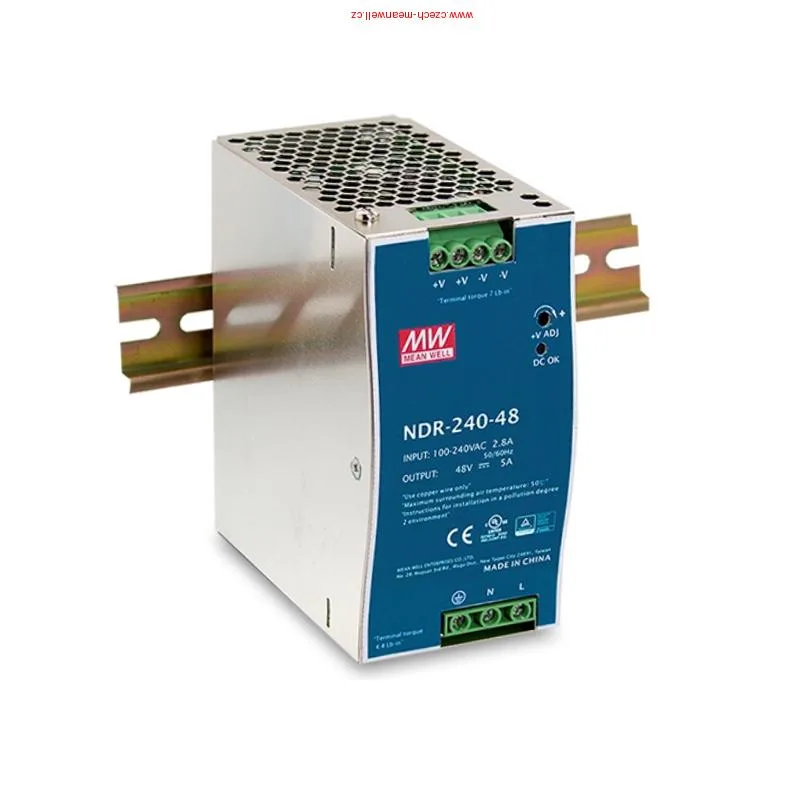 MEANWELL - NDR-240-48 - Priemyselný napájací spínaný zdroj 48V 240W na…