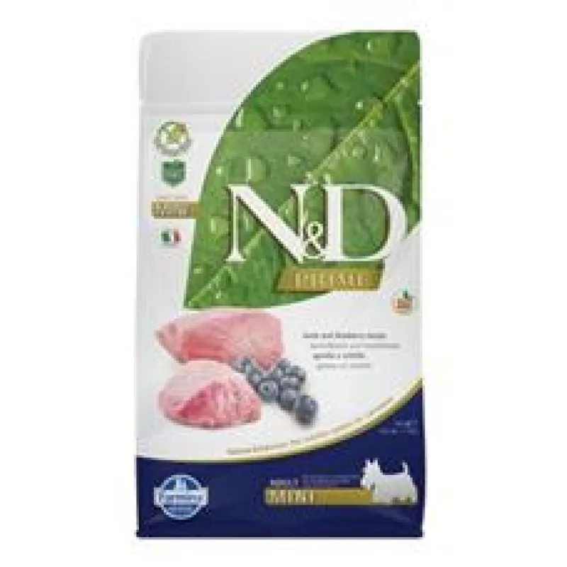 N&D PRIME DOG Adult Mini Lamb & Blueberry 7 kg
