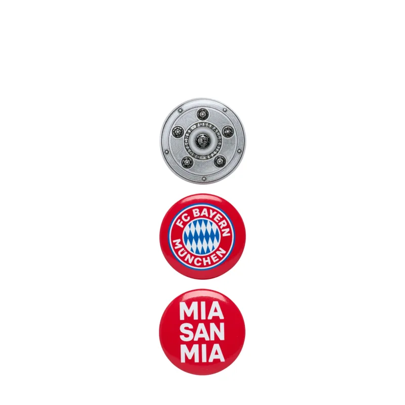 FC Bayern München - Bayern Mníchov pripínací odznak (3 ks v balení)