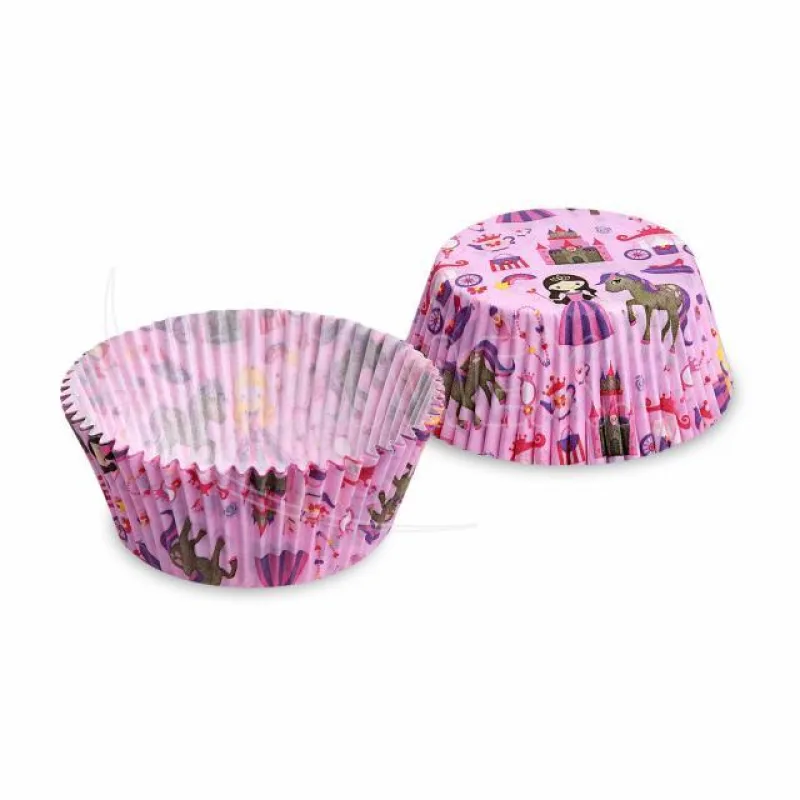 Cukrářské košíčky na muffiny, "Princezna" Ø 50 x 30 mm [40 ks] (65595)