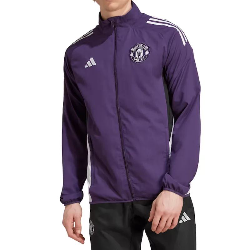 Adidas Manchester United bunda fialová pánska