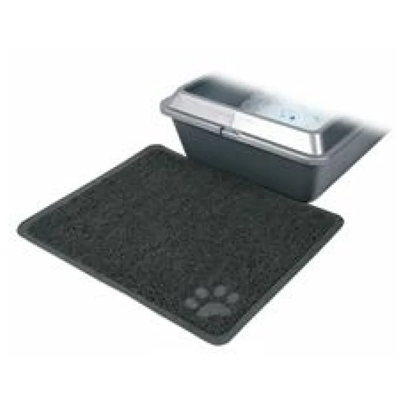 PVC předložka s tlapkou, šedá k WC 45 x 37 cm 1 ks