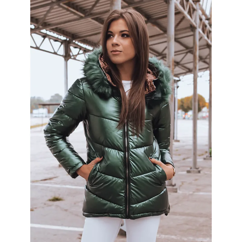 Dámska bunda PAGET zelená Dstreet TY2400 XXL