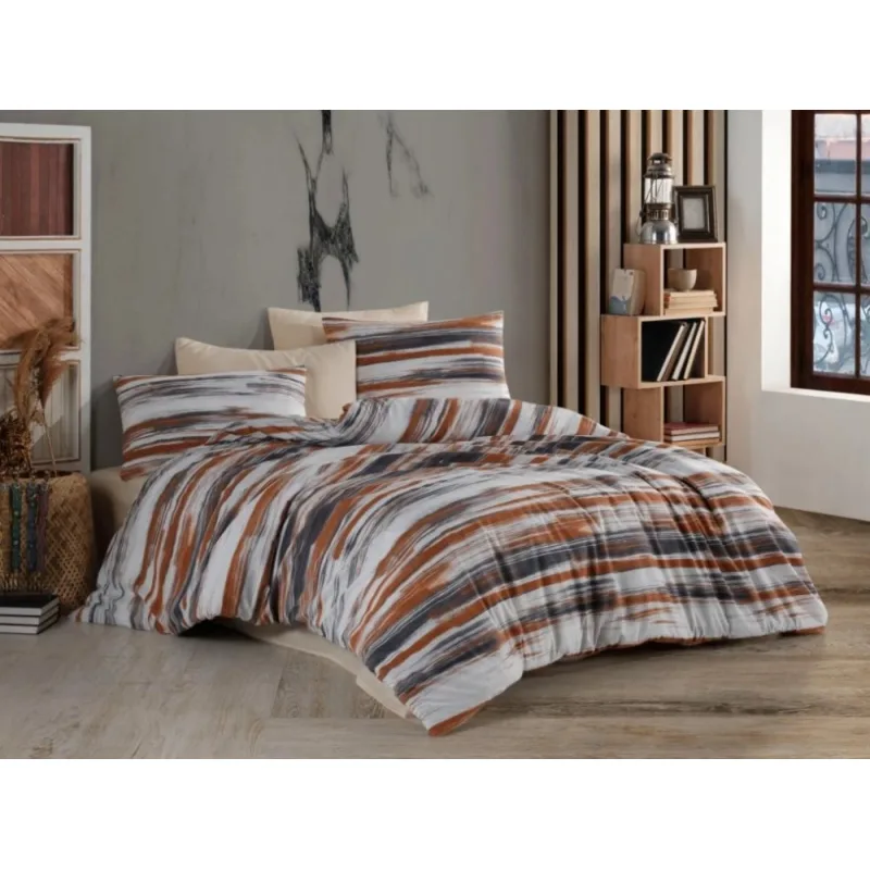 Krepové obliečky Merlin beige 140x220/70x90 cm