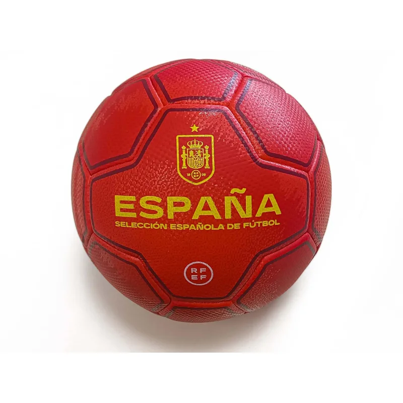 Španielsko futbalová lopta červená