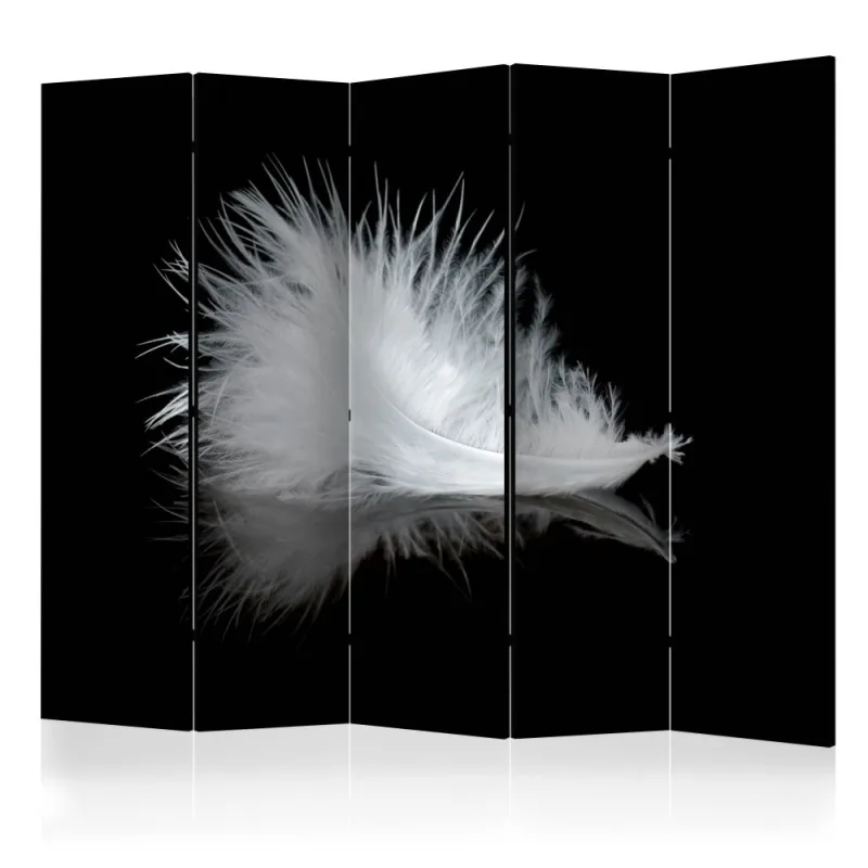 Artgeist Paraván - White feather [Room Dividers]