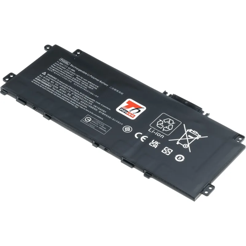 Batéria T6 Power HP Pavilion 13-bb0000, 14-dv0000, 14-ec0000, 3700mAh,…