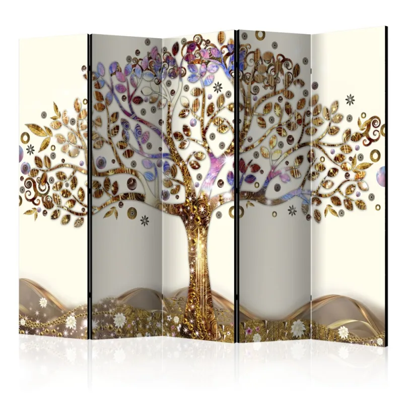 Artgeist Paraván - Golden Tree II [Room Dividers]