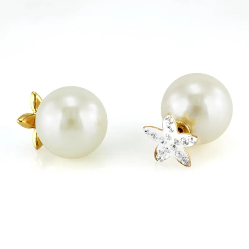 MPM Ocelové náušnice z chirurgické oceli Earrings 7595 - Gold
