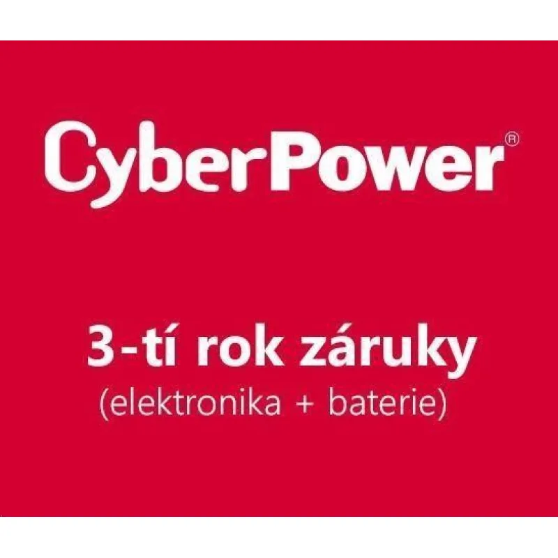CyberPower 3. rok záruky pre PR2200ERT2U EXW3Y0118