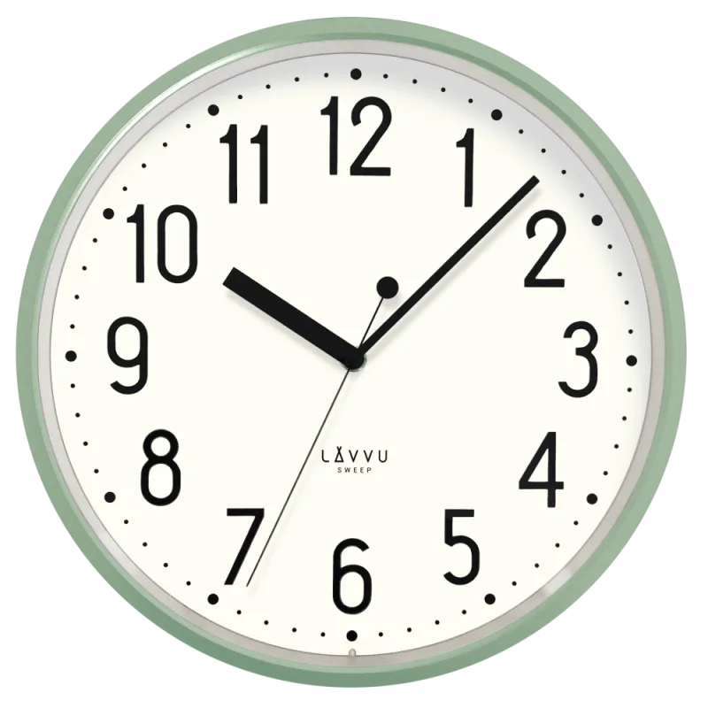 LAVVU Zelené hodiny PASTELS SWEEP - 3 ROKY ZÁRUKA ⌀29,5cm LCS3001
