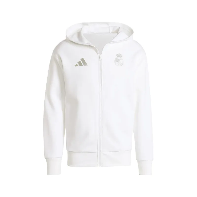 Adidas Real Madrid mikina / bunda biela pánska - SKLADOM