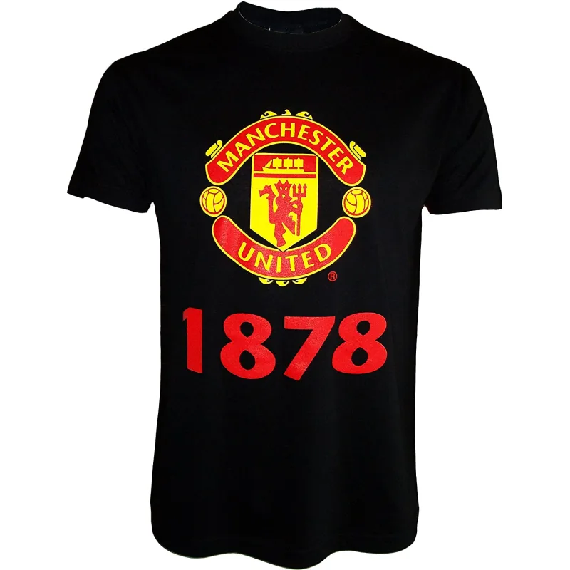 Manchester United tričko čierne pánske - SKLADOM